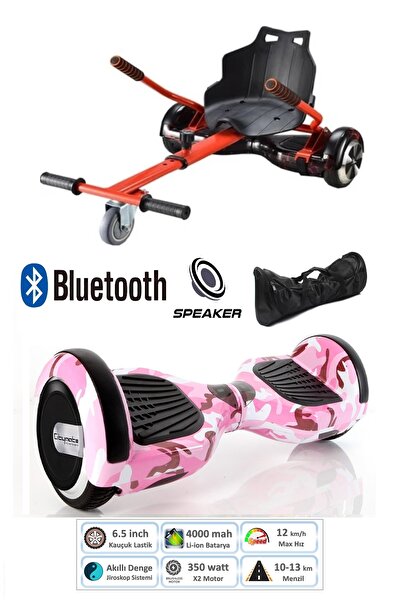 CityMate Elektrikli Kaykay Scooter Hoverboard Akıllı Dengeli + Hover Kart + Ç...