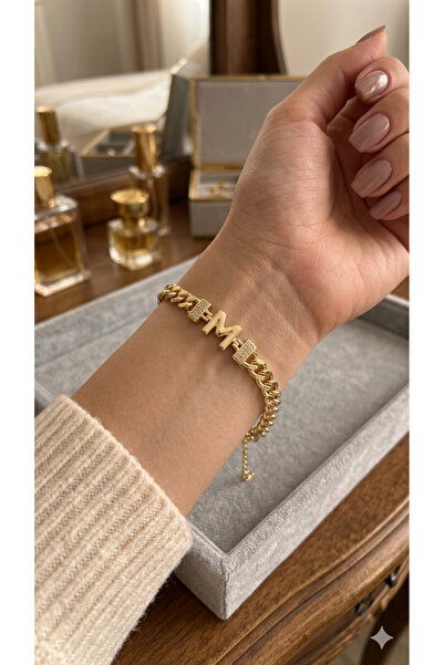 charmove ile kendinizi şımartın Xuping Gold Color Zircon Stone m Letter Model...