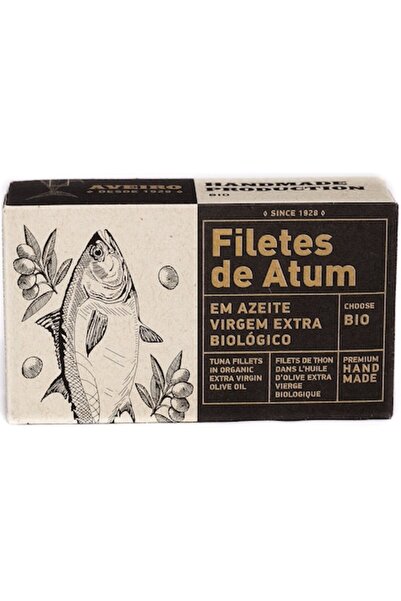 Aveiro Fileuri de ton în ulei de măsline organic Aveiro, 120g