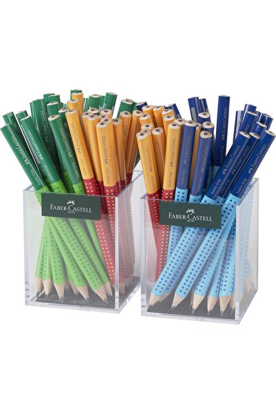 Faber Castell Graphite pencil without eraser Jumbo Two Tone 2*36 plastic box ...