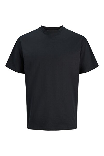 Jack & Jones Tricou negru Jjeorganıc Relaxed Tee Ss O-neck Noos pentru bărbați