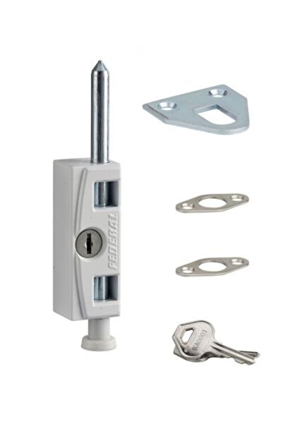 THIRARD Sliding window and door lock, with rod and key,