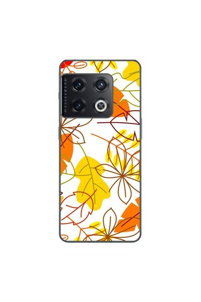 OEM Husa compatibila cu OnePlus 10 Pro Silicon Gel Tpu Model Autumn Vivid Leaves