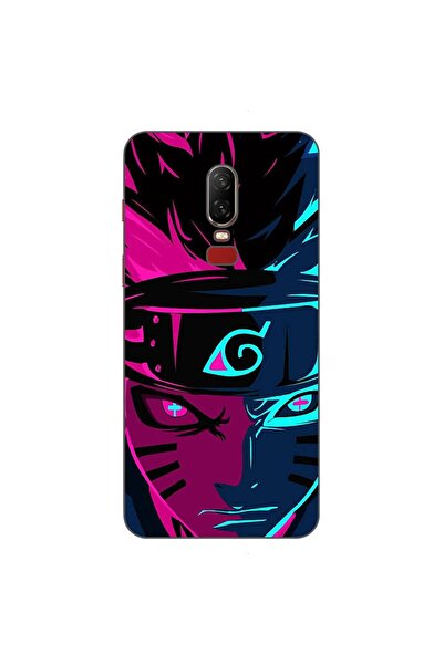 OEM Husa compatibila cu OnePlus 6 Silicon Gel Tpu Model Naruto Purple Sage Mode