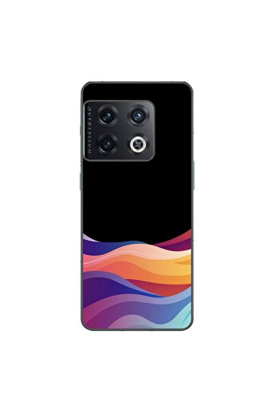 OEM Husa compatibila cu OnePlus 10 Pro Silicon Gel Tpu Model Neon Waves