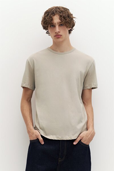 Pull & Bear Basic slim fit tişört