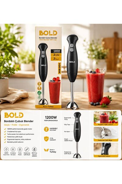 Auren BARDAKLI ÇUBUK BLENDER 1200W
