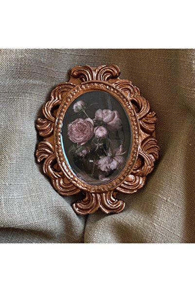 Nesteren Atölye Vintage Tasarım Dekoratif Mini Tablo - Magnet & Duvar Süsü -A...