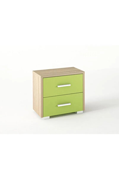 Homexpert Κομοδίνο Νο.7 Oak-Green 50x34x48cm