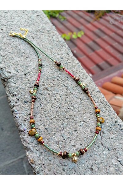 Bozhi Necklace Glass Beads Casual Elegance