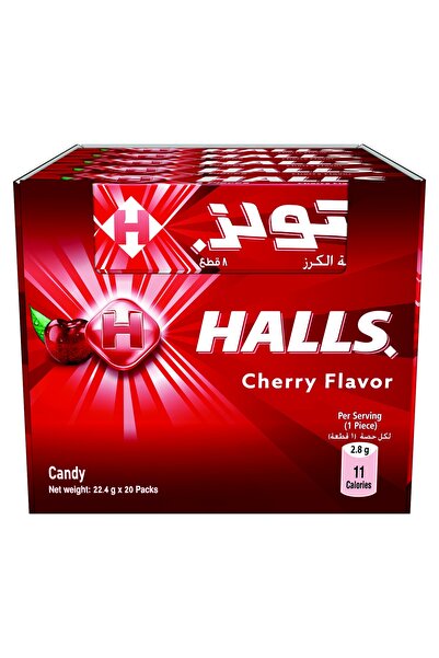 halls Halls Dry Candy Plain Cherry Flavor 20*22.4g