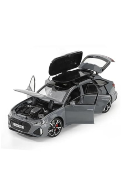 CasaDesteapta.ro Jucarie Machetă auto 1:24 Audi RS6 Street Car, din aliaj, cu...