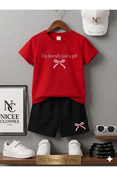 NC Nicee Clothes Tricou și pantaloni scurți de vară pentru copii, unisex (cu ...