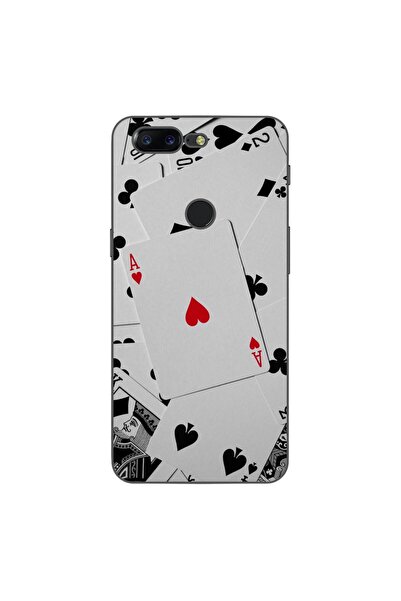 OEM Husa compatibila cu OnePlus 5T Silicon Gel Tpu Model Carti Poker