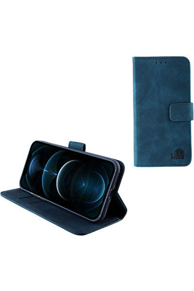 Lime&co Lime Essential Magnet Book Συνθετικό Δέρμα Σκούρο Μπλε (iPhone 12 / 1...