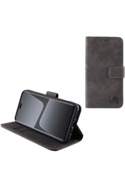 Lime&co Lime Essential Magnet Book Συνθετικό Δέρμα Γκρι (Xiaomi 13 Pro) Κωδικ...