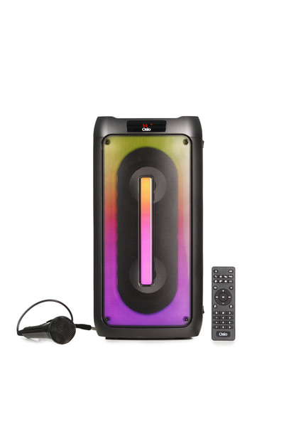 OSIO OBT-8020 Φορητό ηχείο Bluetooth με USB, LED, AUX, TF, RC, FM, TWS και εν...