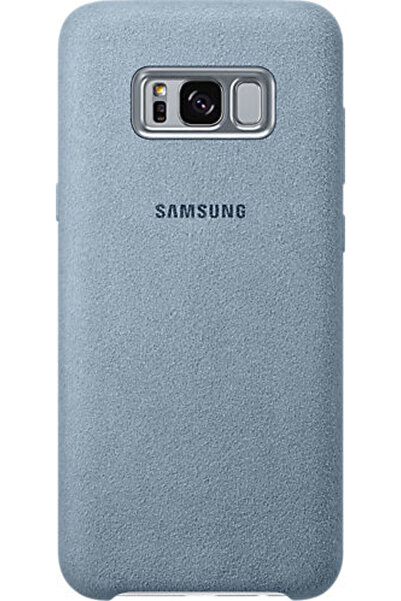 Samsung Κάλυμμα πλάτης Alcantara από συνθετικό δέρμα, πράσινο (Galaxy S8+) Κω...