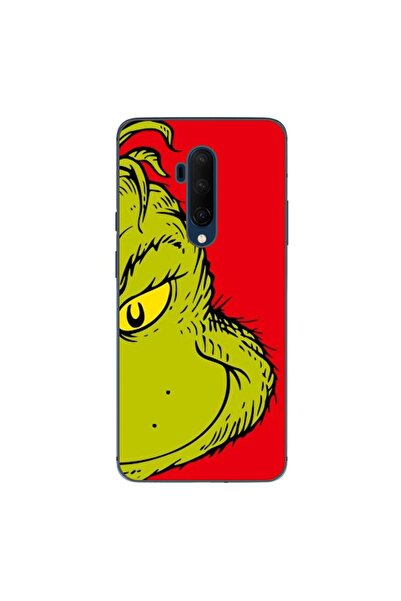 OEM Husa compatibila cu OnePlus 7T Pro Silicon Gel Tpu Model Craciun Grinch Face