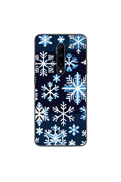 OEM Case compatible with OnePlus 7 Pro Silicone Gel Tpu Pattern Pixel Art Sno...