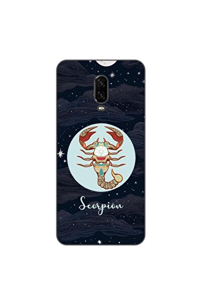 OEM Калъф, съвместим с OnePlus 6T, силиконов гел TPU, с шарка Хороскоп Скорпион