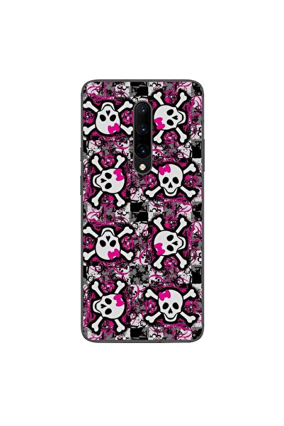 OEM Husa compatibila cu OnePlus 7 Pro Silicon Gel Tpu Model Pop Art Skeleton