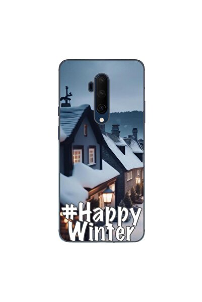 OEM Husa compatibila cu OnePlus 7T Pro Silicon Gel Tpu Model Happy Winter