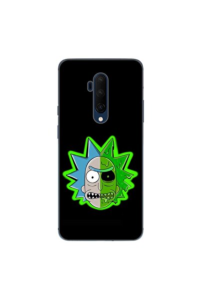 OEM Калъф, съвместим с OnePlus 7T Pro, силиконов гел TPU модел Рик и Морти Из...