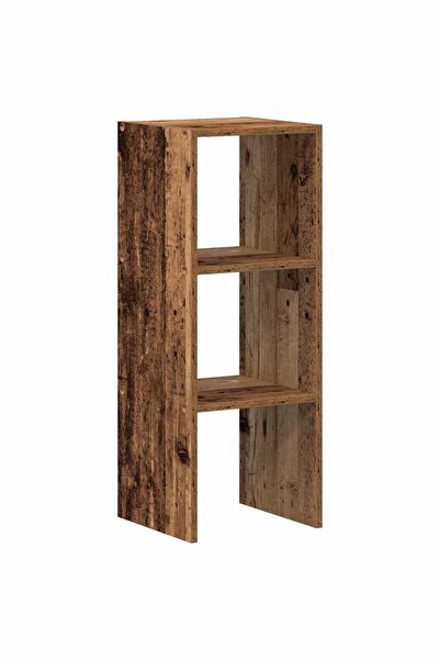 vidaxl Bibliotecă stivuabilă, lemn vechi 30x30x80 cm, lemn prelucrat