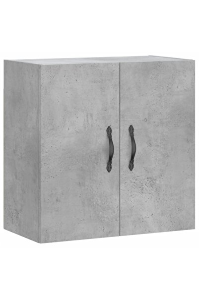 vidaxl Wall cabinet, concrete grey, 60x31x60 cm, composite wood