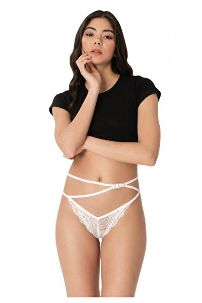 Cottonhill Cottonhill women's panties, sexy model, thong with straps, accesso...