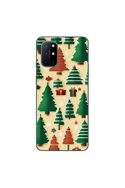 OEM Husa compatibila cu OnePlus 8T Silicon Gel Tpu Model Pixel Art Christmas ...