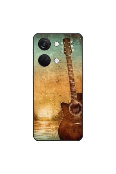 OEM Θήκη συμβατή με OnePlus Nord 3 από σιλικόνη gel TPU με σχέδιο vintage κιθ...
