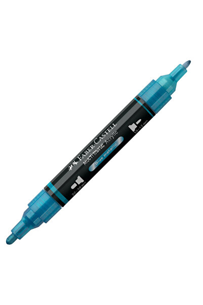 Faber Castell Акрилен маркер Мултимарк Цвят 292 Металик синьо Фабер-Кастел