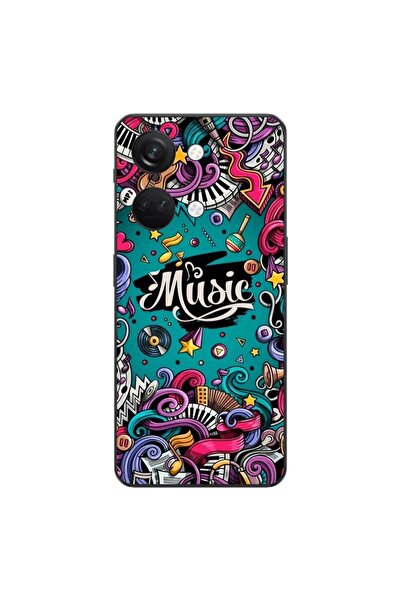 OEM Husa compatibila cu OnePlus Nord 3 Silicon Gel Tpu Model Pop Art Music