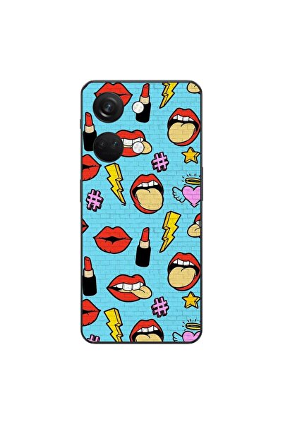 OEM Husa compatibila cu OnePlus Nord 3 Silicon Gel Tpu Model Pop Art Lips