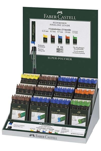 Faber Castell ДИСПЛЕЙ 144 БРОЯ МОЛИВИ СУПЕР-ПОЛИМЕРНИ ФАБЕР-КАСТЕЛ
