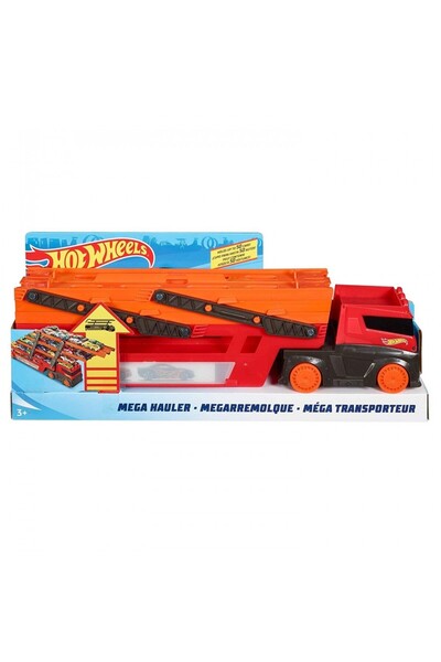 mattel Hot Wheels Mega Hauler Νταλίκα Γκαράζ Έξι Επιπέδων GHR48