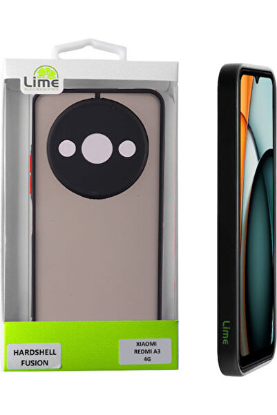 Lime&co Lime Πίσω Κάλυμμα Πλαστικό / Σιλικόνη Μαύρο (Xiaomi Redmi A3) Κωδικός...
