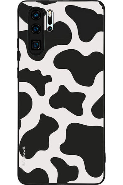 Other Θήκη Sonique Σειρά Animal Print Huawei P30 Pro Αγελάδα 01