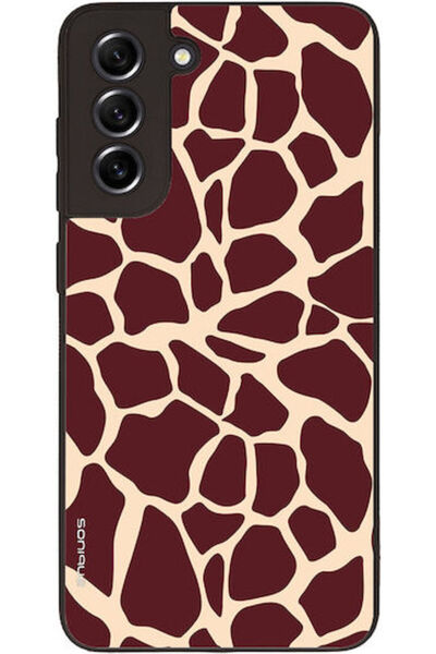 Other Σειρά Sonique Animal Print Samsung Galaxy S21 FE Καμηλοπάρδαλη 03 Θήκη