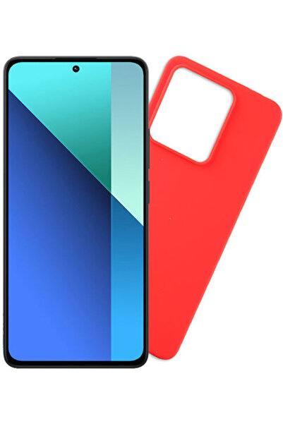 Other Volte-Tel Κόκκινη Θήκη Πλάτης Σιλικόνης για Redmi Note 13 4G