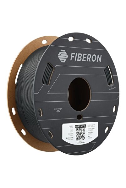 Polymaker Filament Fiberon (fost PolyMide) PA612-CF15 Black (negru) 1.75 mm 500g