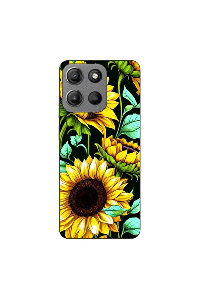 OEM Husa compatibila cu Motorola Moto G15 Silicon Gel Tpu Model Floarea Soare...