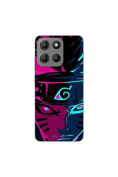 OEM Husa compatibila cu Motorola Moto G15 Silicon Gel Tpu Model Naruto Purple...