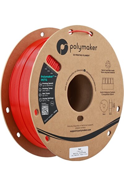 Polymaker PETG HS 1.75mm Red 1kg 1.75mm