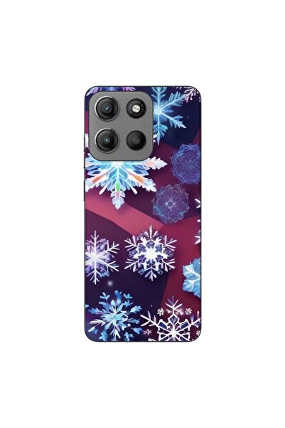 OEM Husa compatibila cu Motorola Moto G15 Silicon Gel Tpu Model Fulgi de Gheata