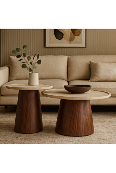 DEC60 Modern Double Table Set