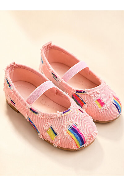 Chica Magica Jean Ribbon detaljni puder balerina balet za devojčice