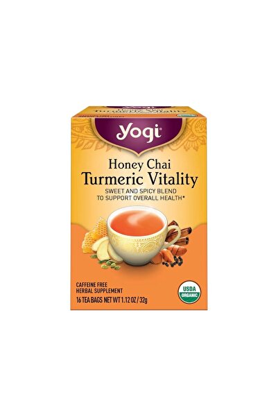 Yogi Tea Honey Chai Turmeric Vitality